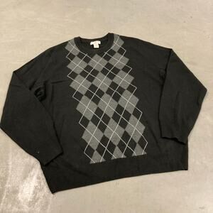 vintage patterned sweater